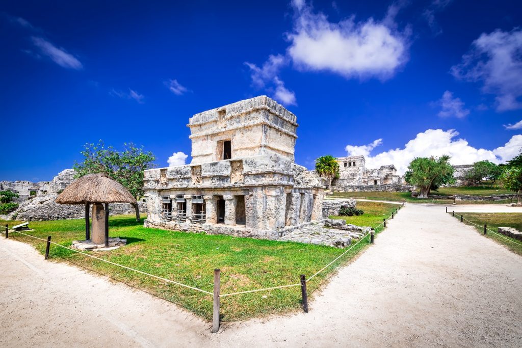 Tulum,,Mexico.,Temple,Of,The,Frescoes,In,Mayan,Ancient,Ruins,